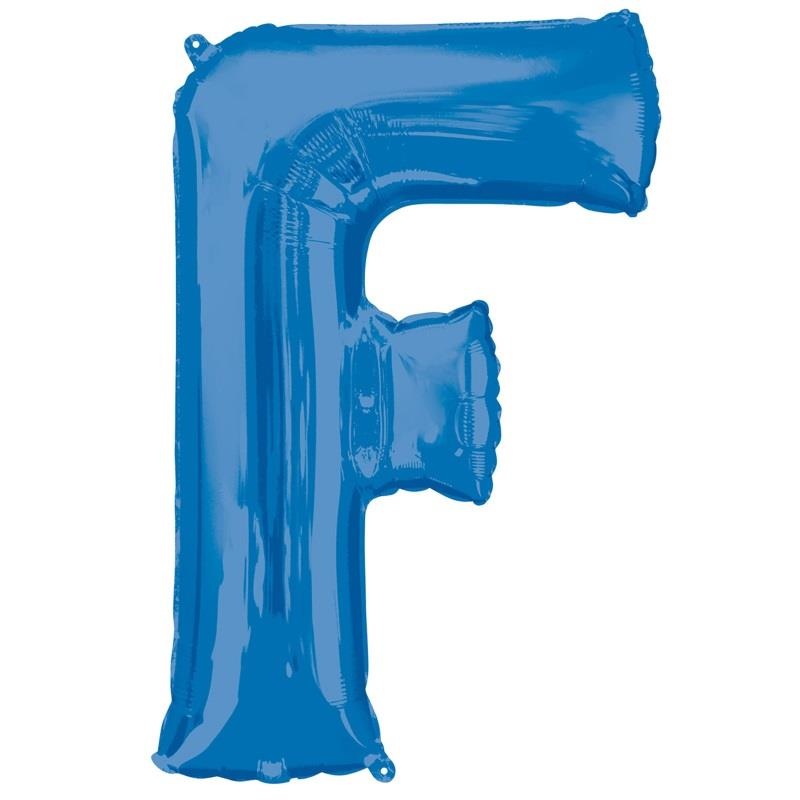 F Balloon - Blue 34 inch