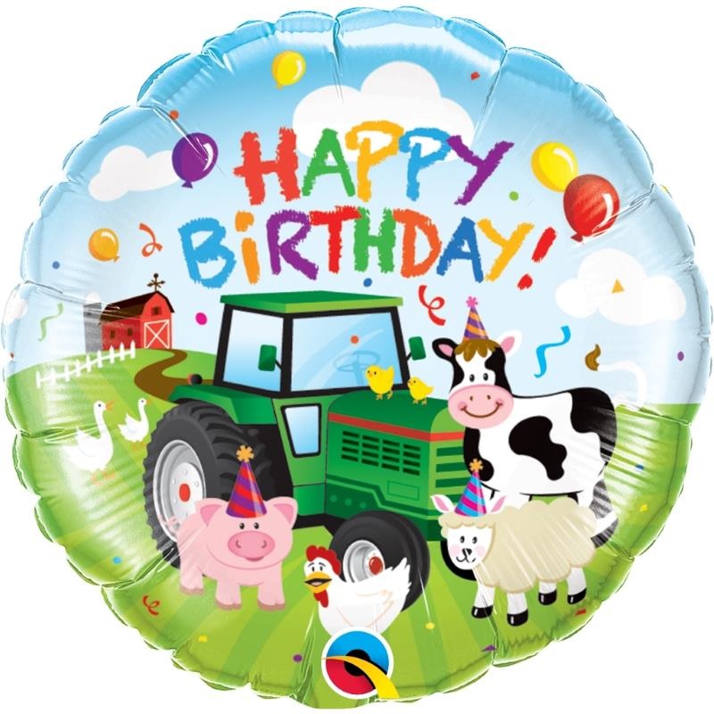 Farm Birthday Foil Balloons