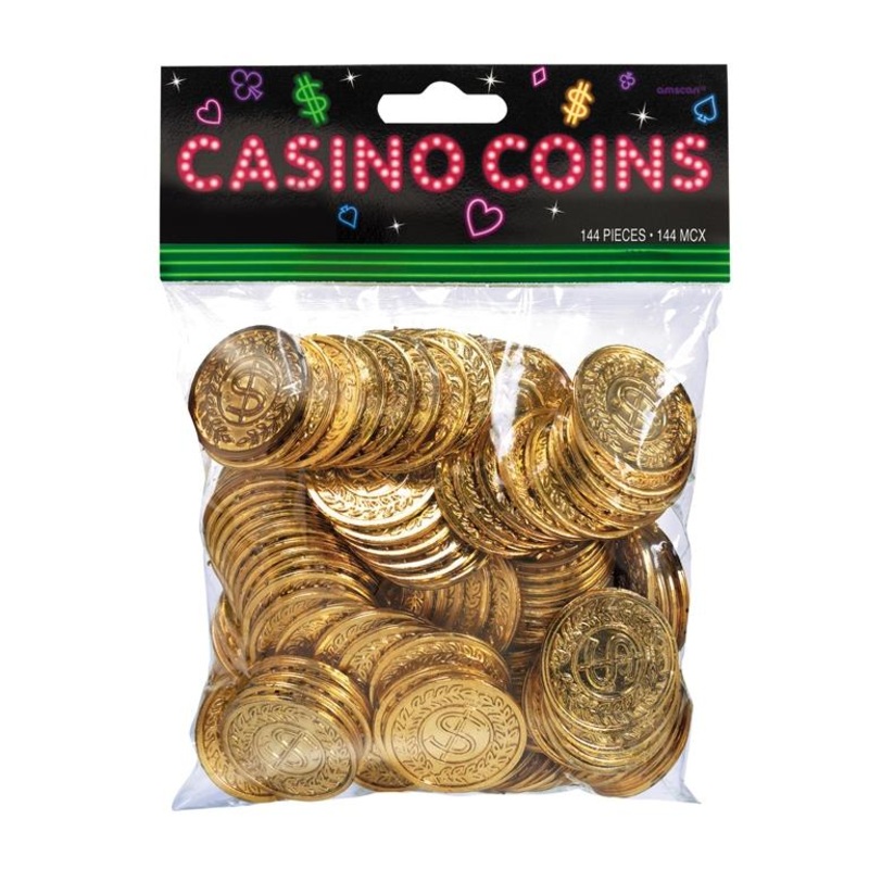 Gold Casino Chip Coins
