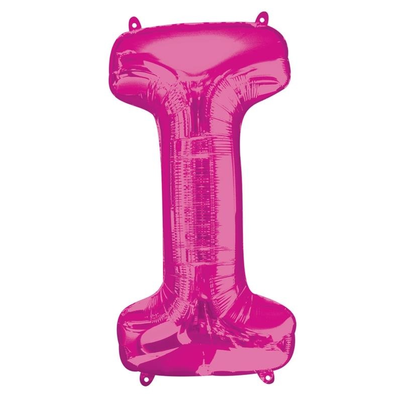 I Balloon - Pink 34 inch Anagram