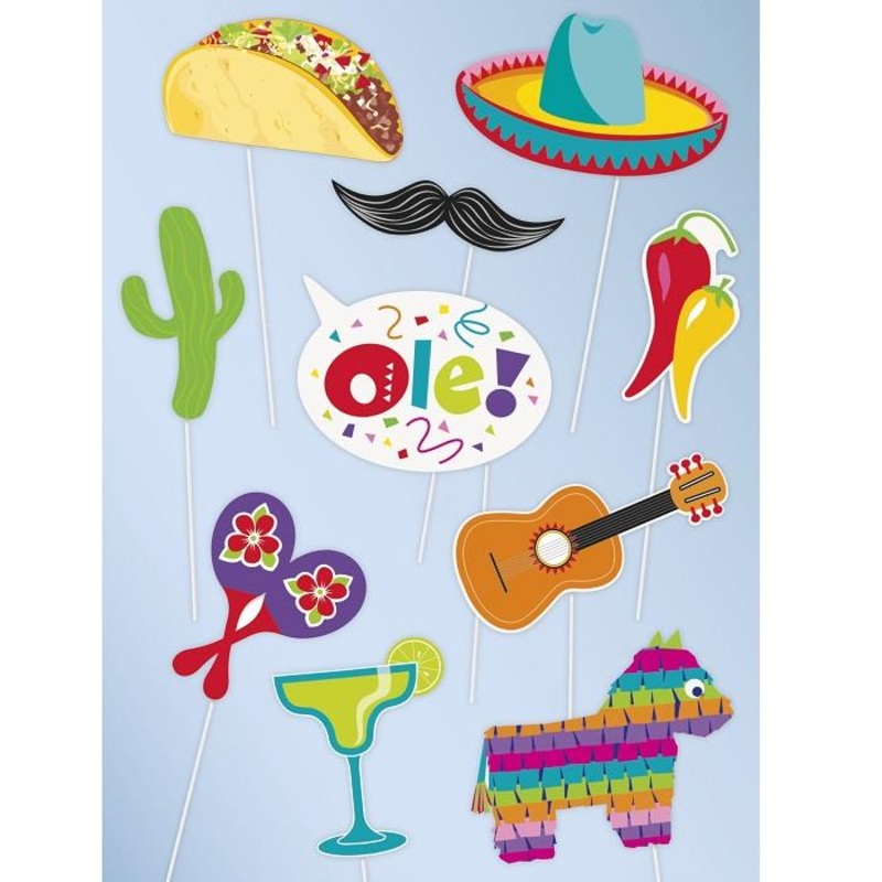 Mexican Photo Booth Props
