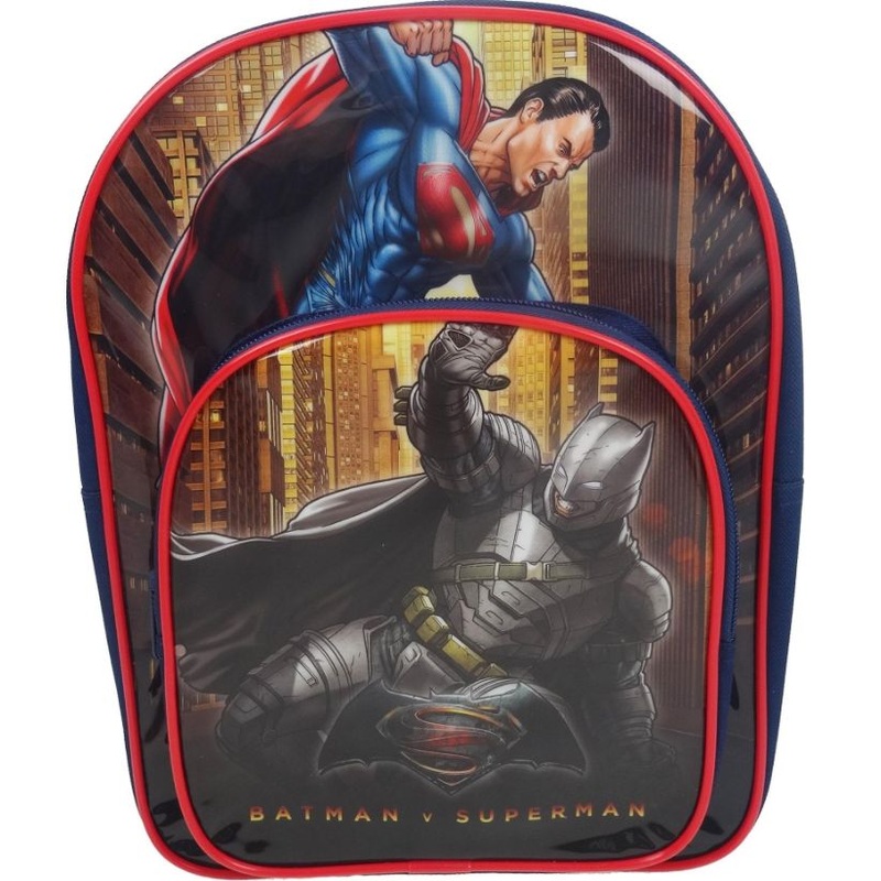 Batman vs Superman Backpack - Front Zip