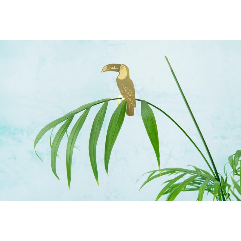 Plant Animal Toucan Houseplant Hanging Decoration