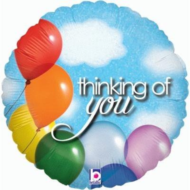 Thinking of You Balloons 18 Inch Foil Balloon