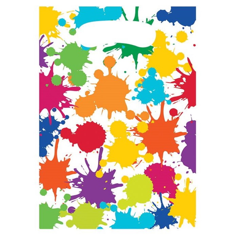 Art | Arty | Paint Party Favour Loot Bags Pack of 8