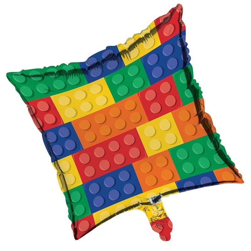 Building Block Balloons (Foil)