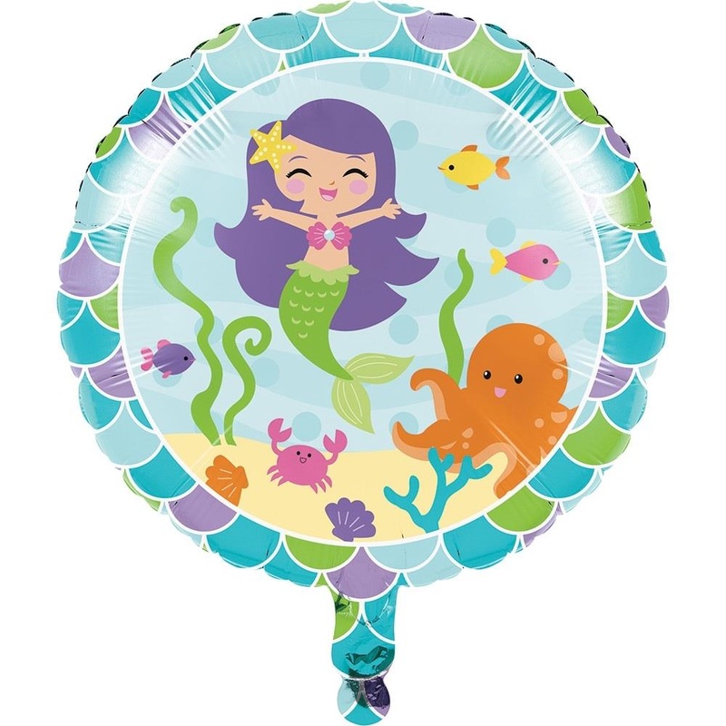 Mermaid Friends Party 17" Foil Helium Balloon - Buy Online