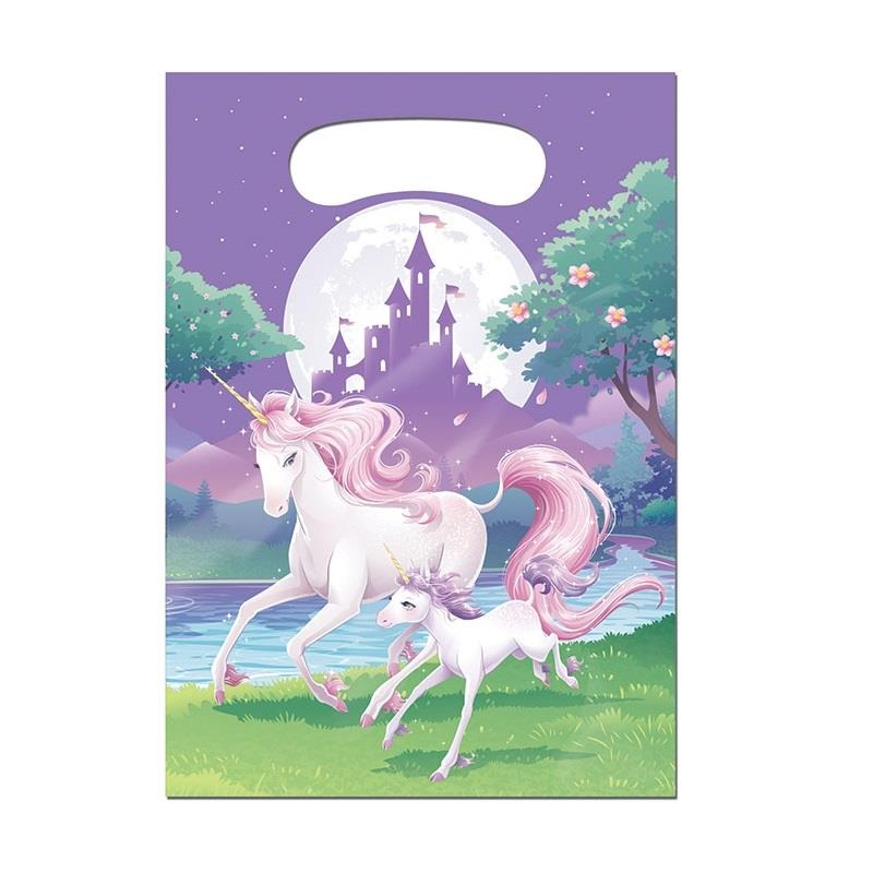 Purple Unicorn Party Bags Pack of 8