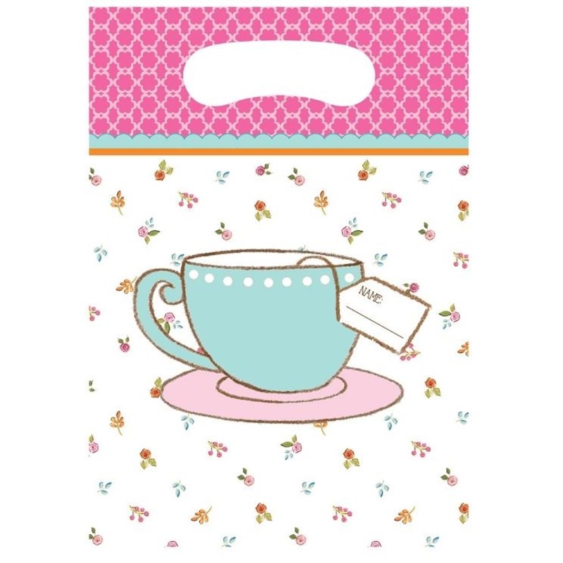 Tea Time Party Bags Pack of 8