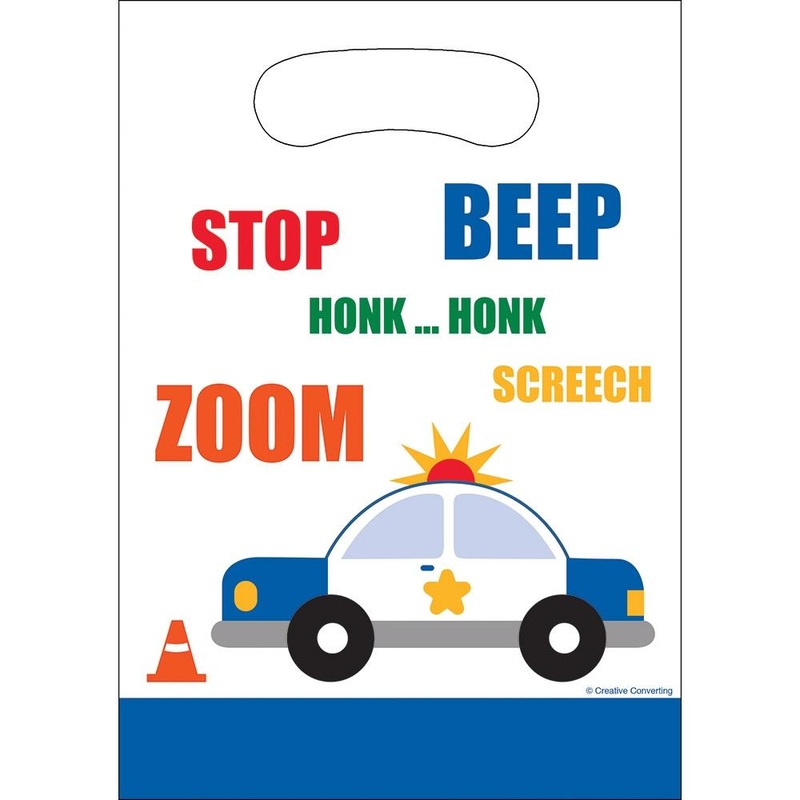 Traffic Jam | Vehicle Party Favour Loot Bags Pack of 8