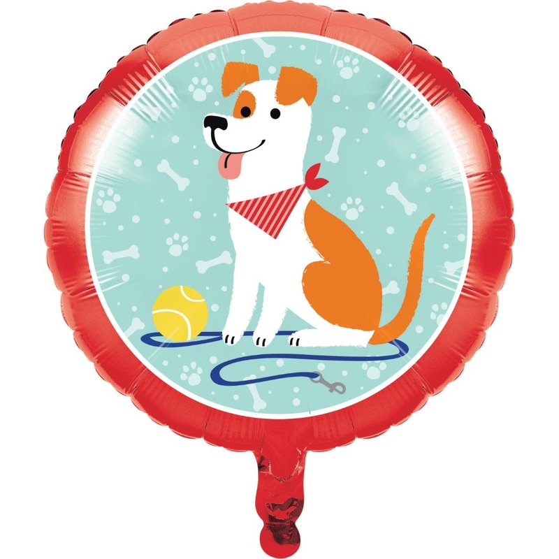 Dog Party 18 Inch Foil Balloon