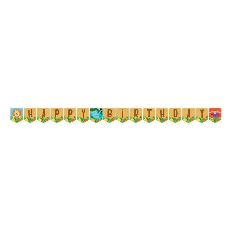 Jungle Safari Happy Birthday Party Banner | Decoration - Buy Online