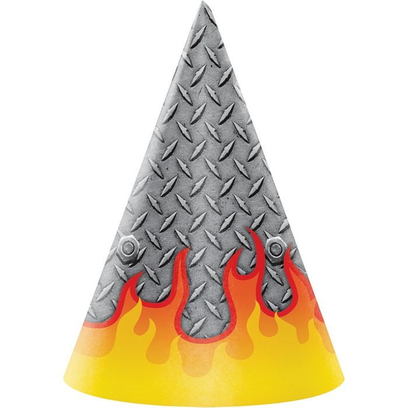 Monster Truck Party Favour Hats Pack of 8