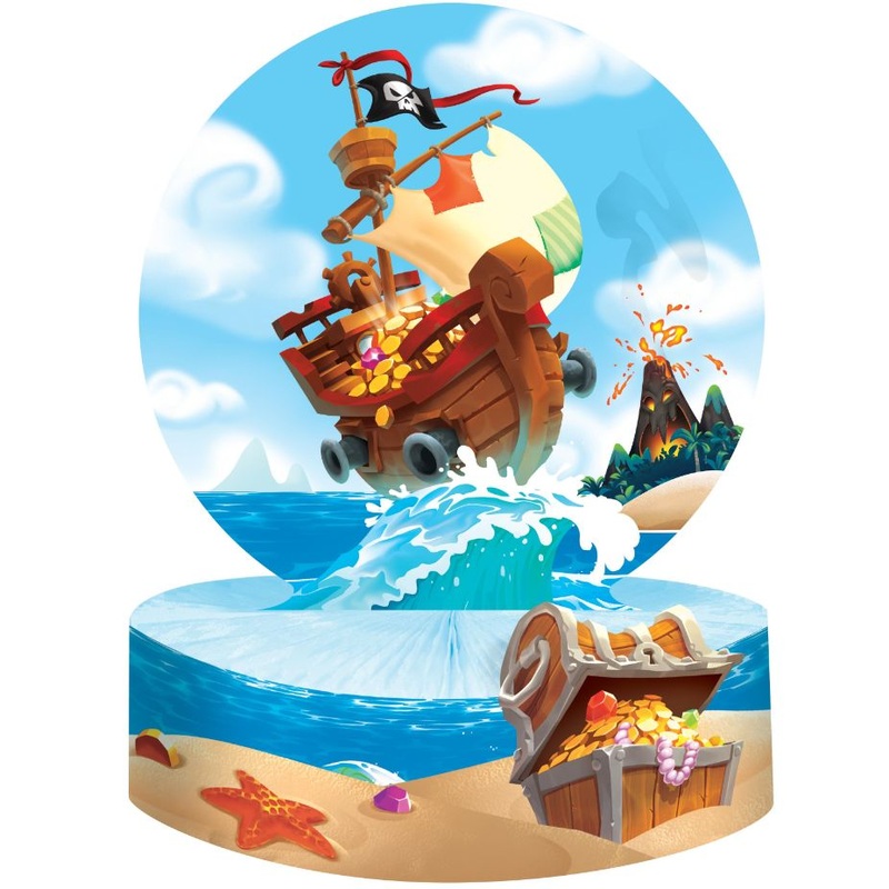 Pirate Treasure Honeycomb Table Centrepiece | Decoration - Buy Online