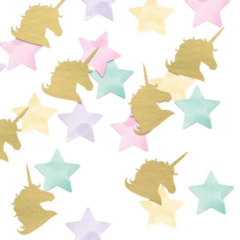 Unicorn Sparkle Party Table Confetti | Decoration
