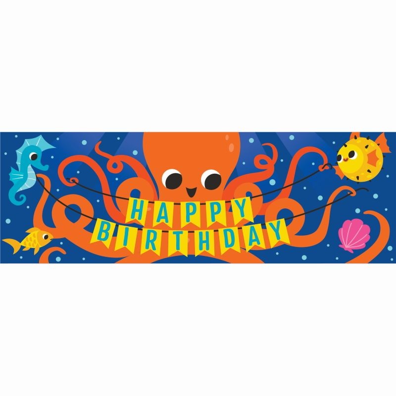 Ocean Celebration Party Giant Banner | Decoration