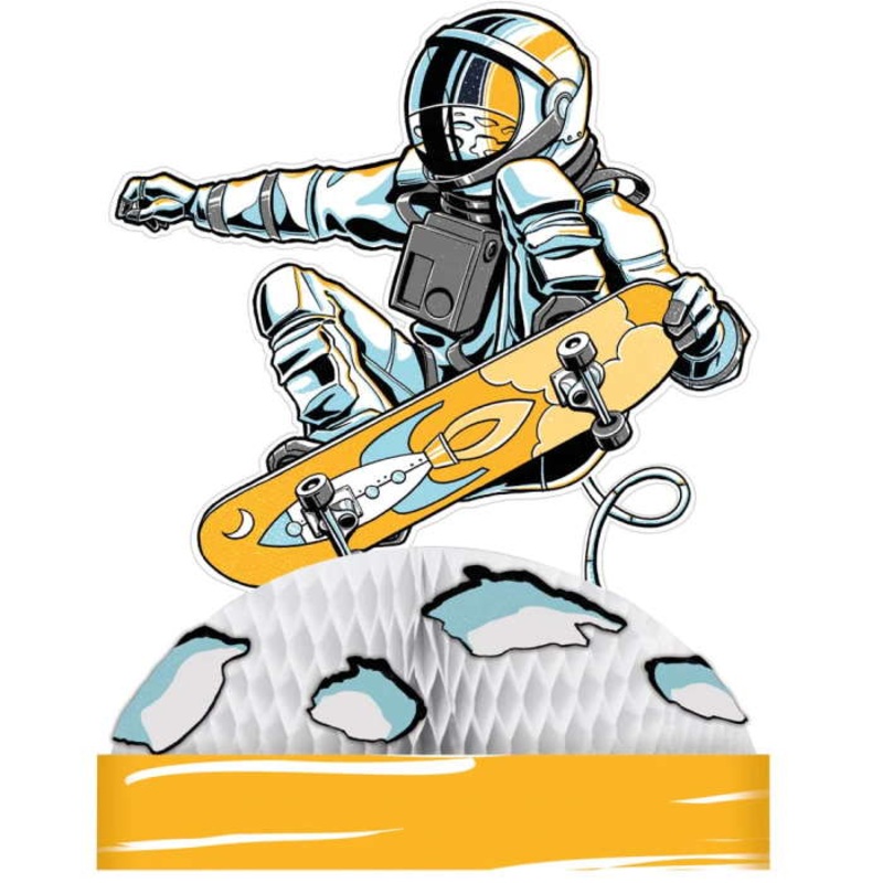 Space Skateboard Table Decoration