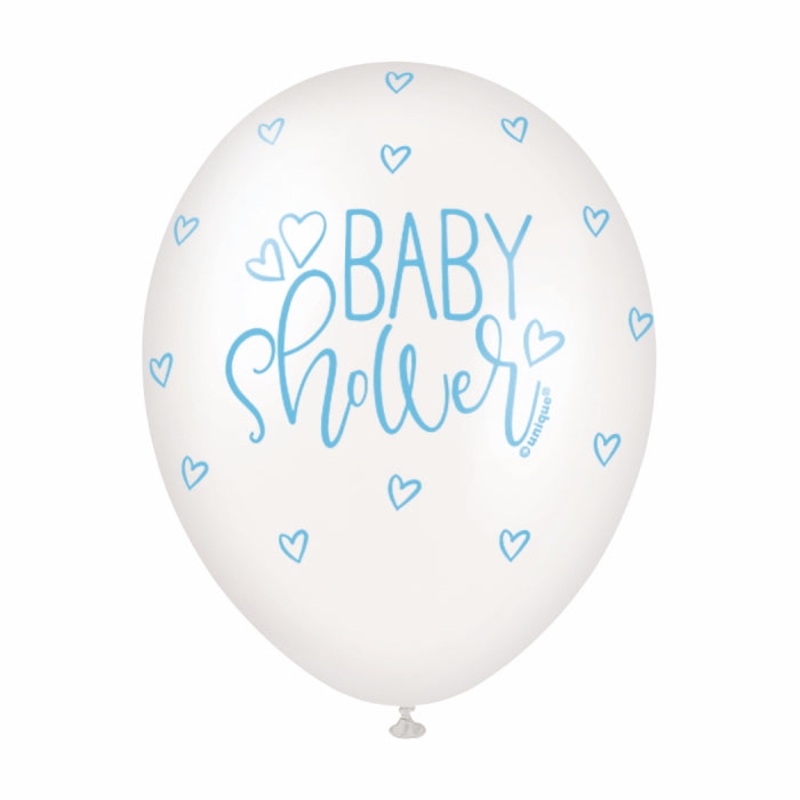 Assorted Pastel Baby Shower 12 Inch Latex Balloons