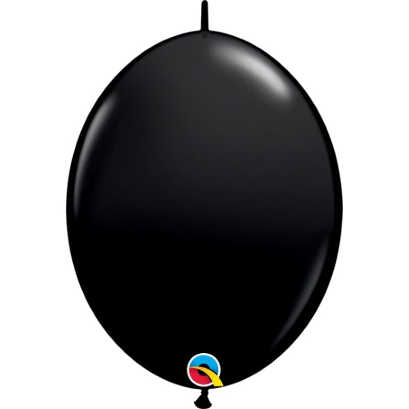 Black Quick Link Balloons Qualatex 6 inch