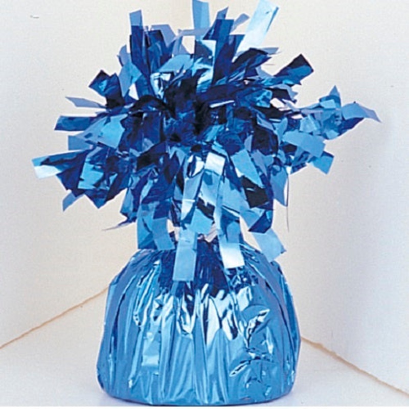 Foil Balloon Weights Light Blue