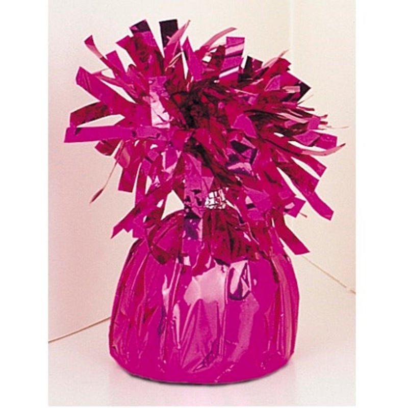 Frilly Hot Pink Balloon Weights