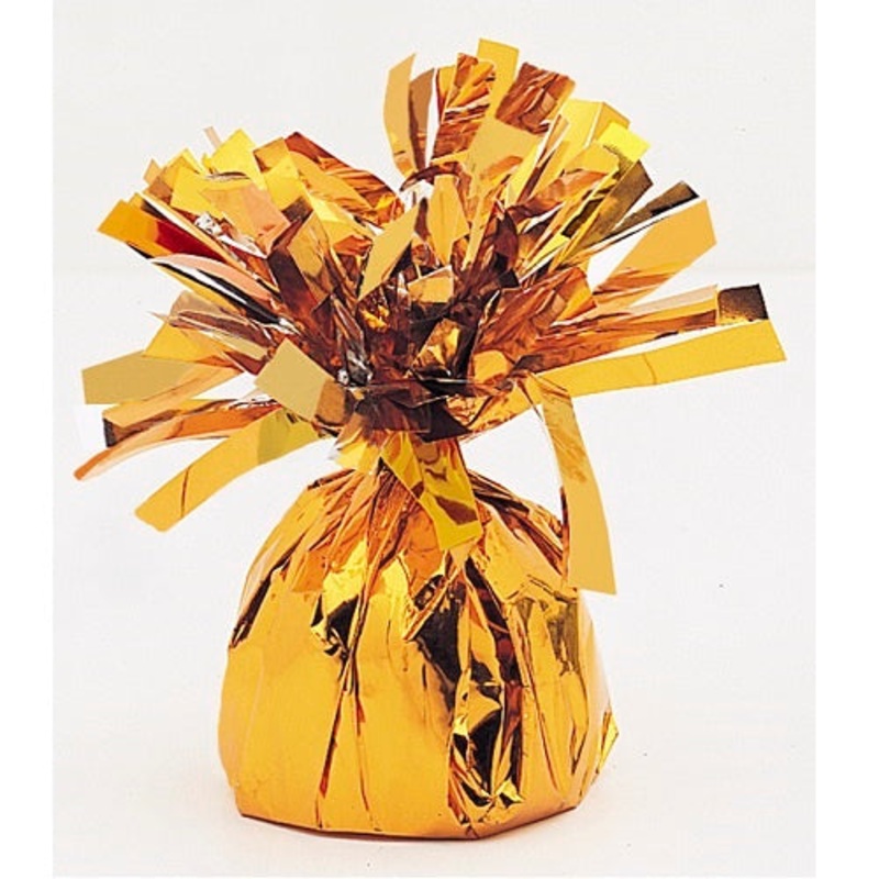 Frilly Orange Balloon Weights