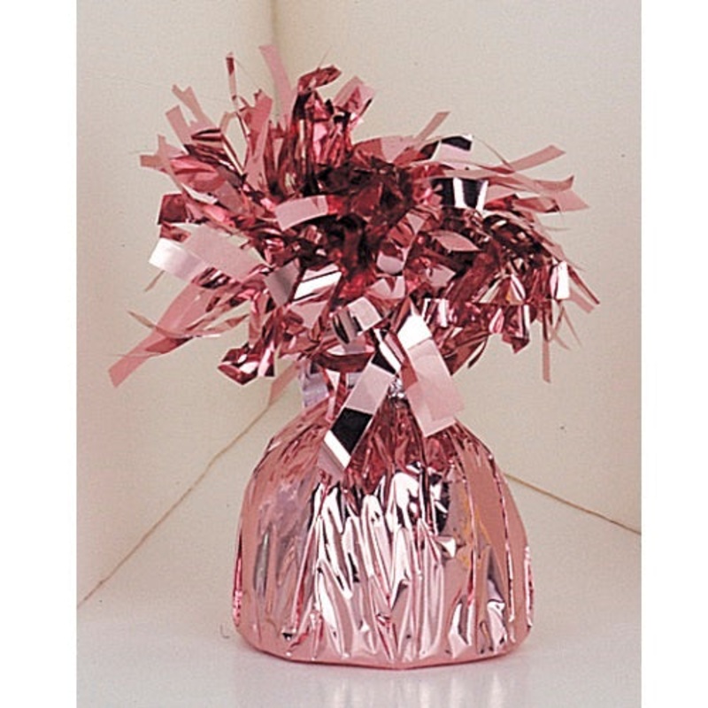 Light Pink Foil Balloon Weights