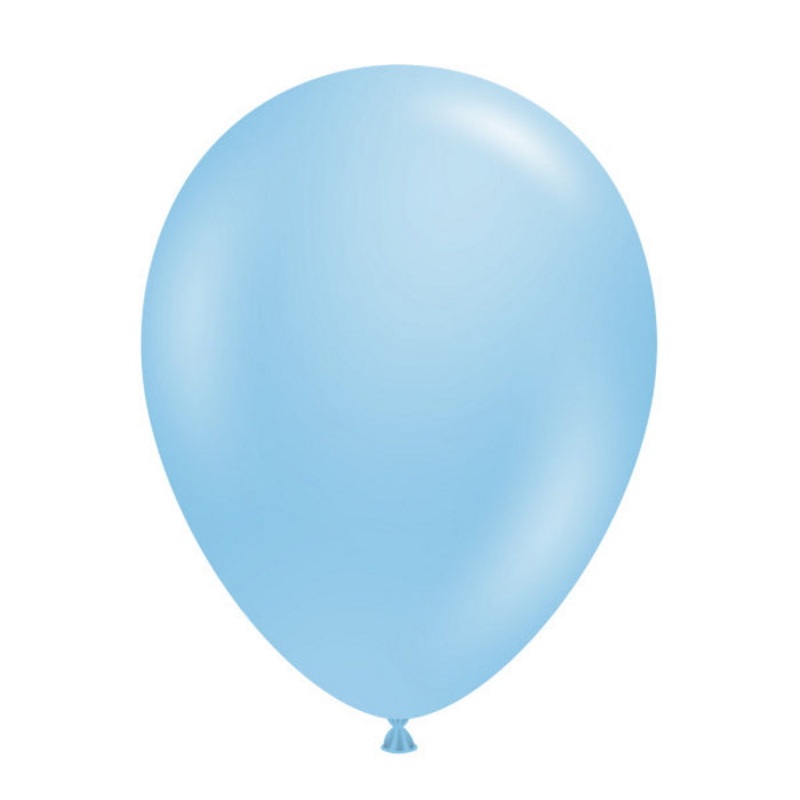 Tuftex Baby Blue Latex Balloons 11 inches