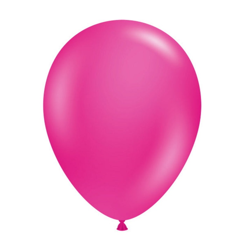 Tuftex Hot Pink Latex Balloons 11 inches