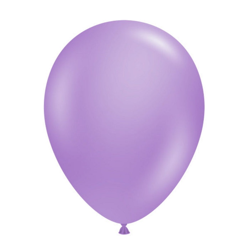 Tuftex Lavender Latex Balloons 11 inches