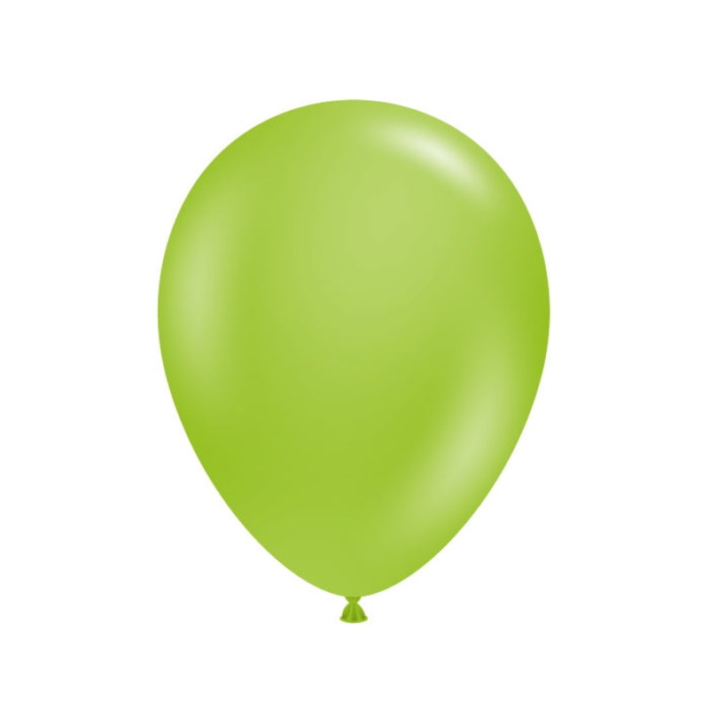 Tuftex Lime Green Latex Balloons 5 inches
