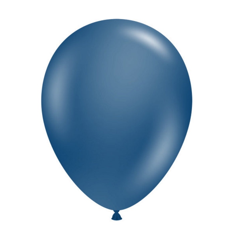 Tuftex Navy Latex Balloons 11 inches