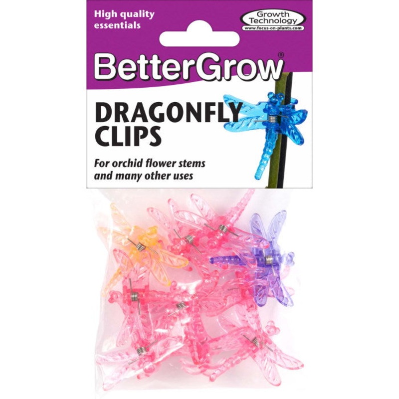 BetterGrow Dragonfly Plant Clips Pack of 10