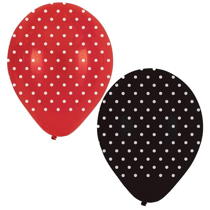 Ladybird Party Latex Balloons Pack of 6