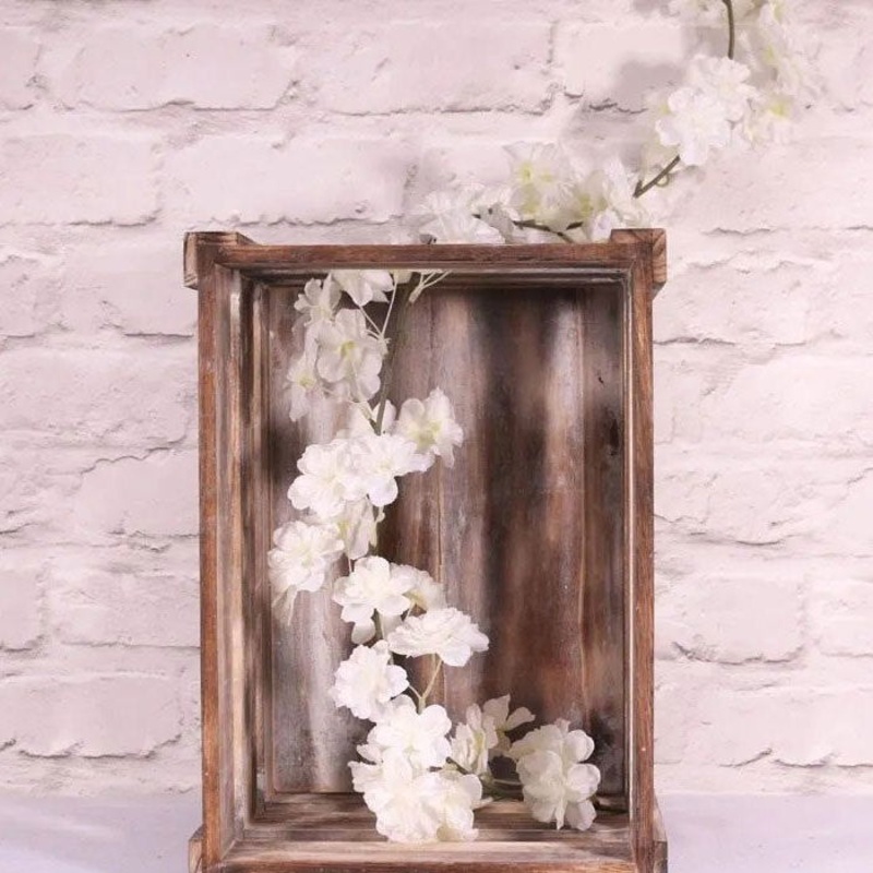 White Artificial Blossom Garland 2.1M