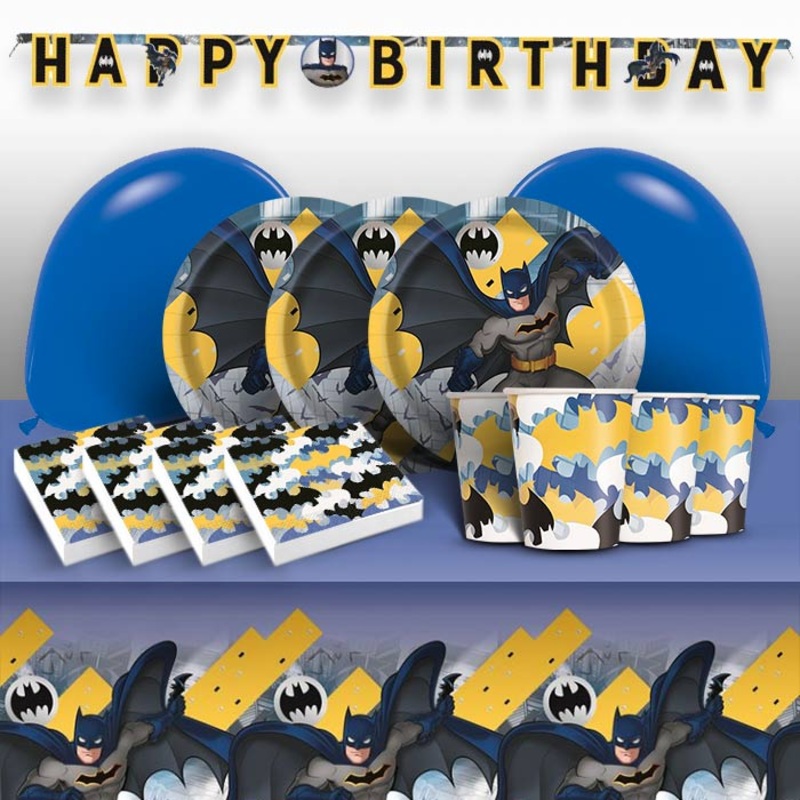 Batman Party Packs with Decor & Balloons