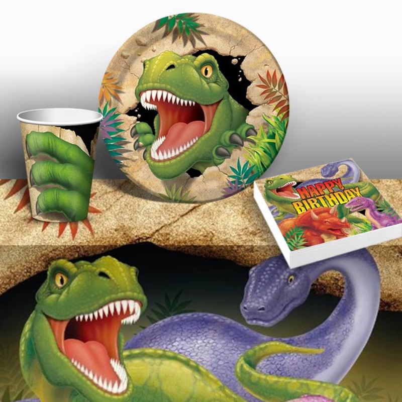 Dinosaur Blast Party Tableware Kit