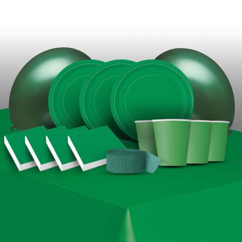Emerald Green Coloured Party Pack (Premium)