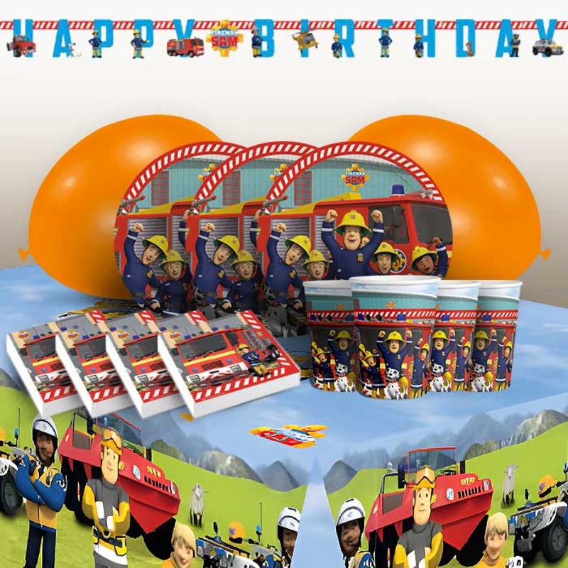 Fireman Sam Party Pack with Decorations