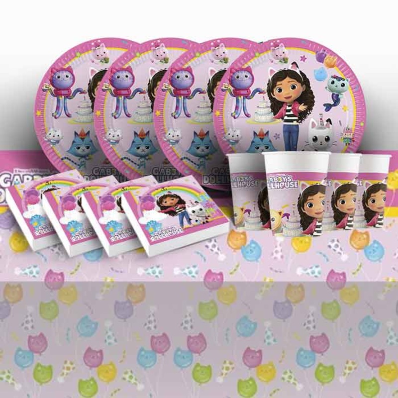 Gabby's Dollhouse Tableware Party Pack