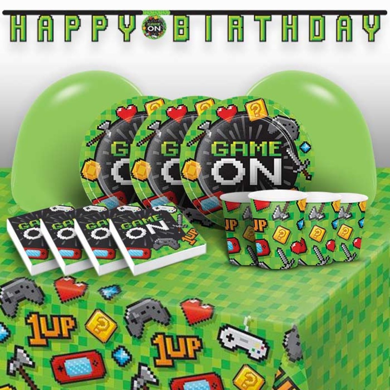 Game On Gaming Birthday Party Pack (Premium)