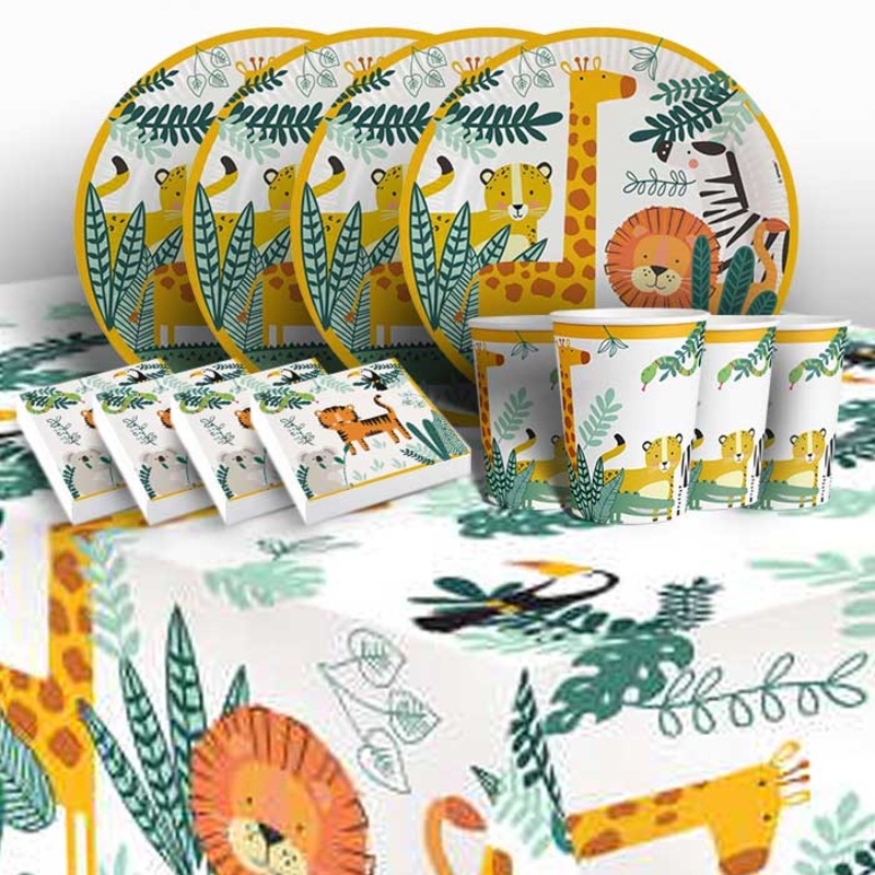 Get Wild Safari Tableware Party Pack