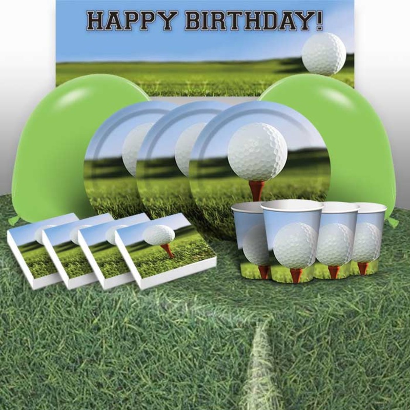 Golf Themed Party Pack with Decorations