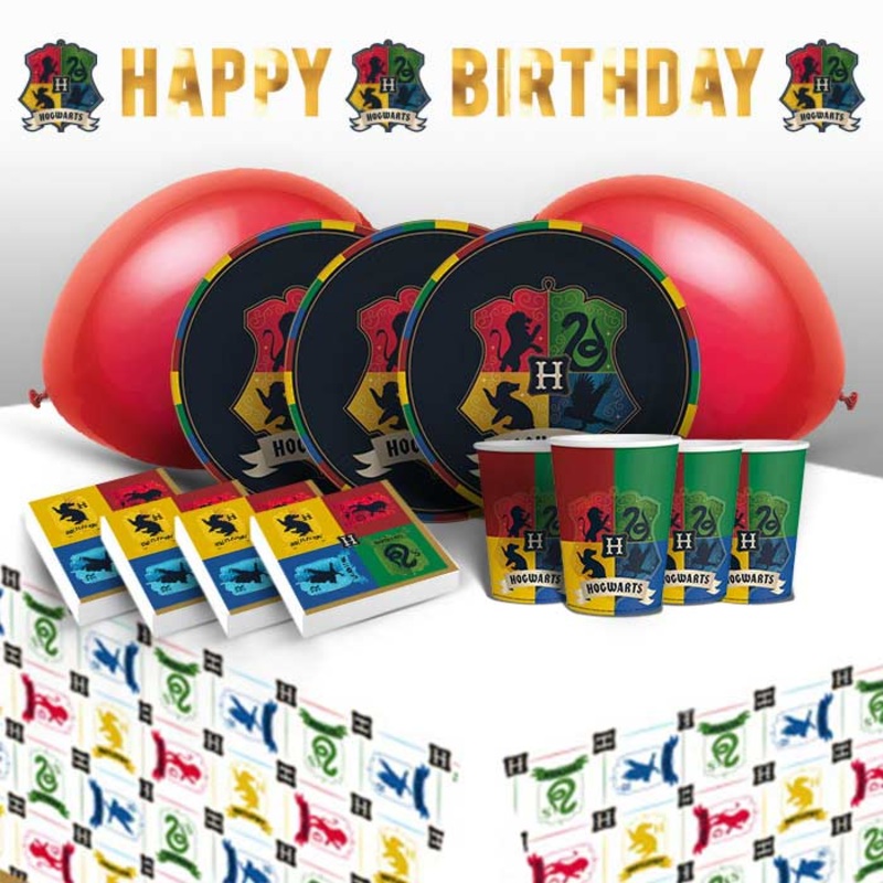 Harry Potter Houses Party Pack with Decorations