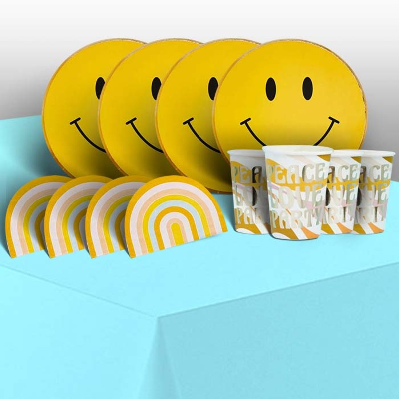 Hippie Party Tableware Pack