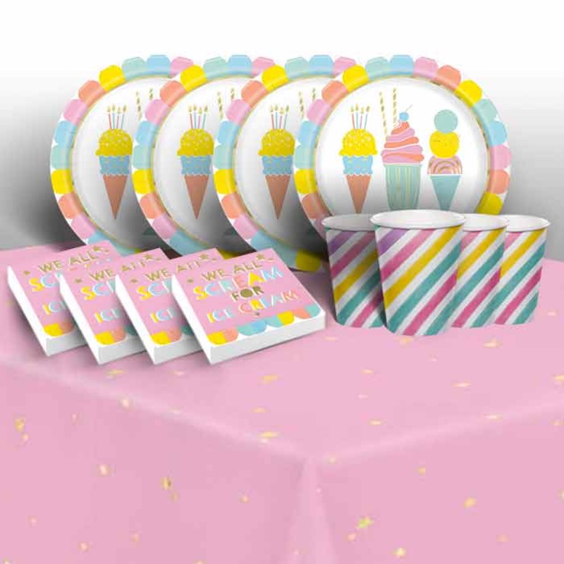 Ice Cream Party Pack Tableware