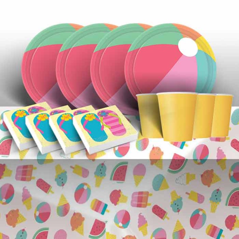 Just Chilling Summer Tableware Party Pack