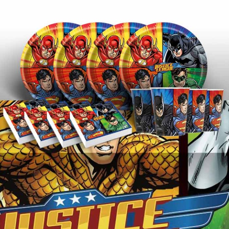 Justice League Tableware Party Pack