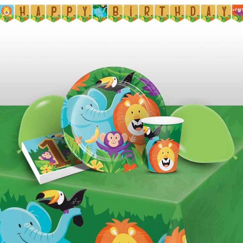 Safari Animal 1st Birthday Party Pack (Premium)