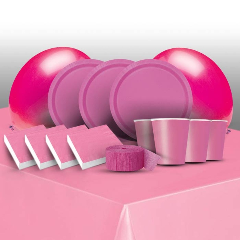 Solid Hot Pink Party Pack (Premium)